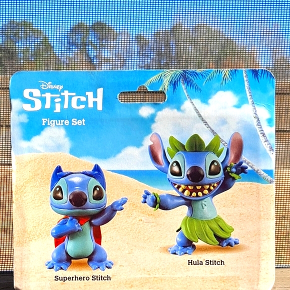 Disney Super Hero And Hula Stitch Figures - Picture 2 of 2
